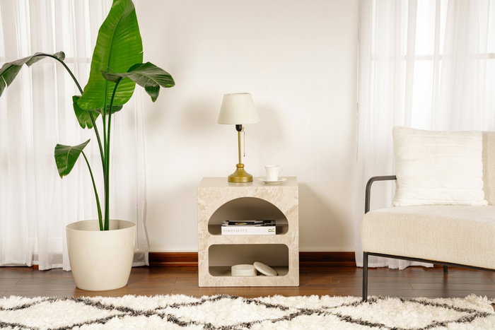Hanah Home Lorin - Traverten Marble